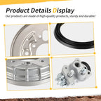 Front Brake Drum Hub Plate Shoes Kit for Honda FourTrax 300 TRX300FW (1995–2000)