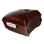 King Trunk for Harley Touring (2014–2023) Auburn Sunglo Black Hole Rich Bourbon