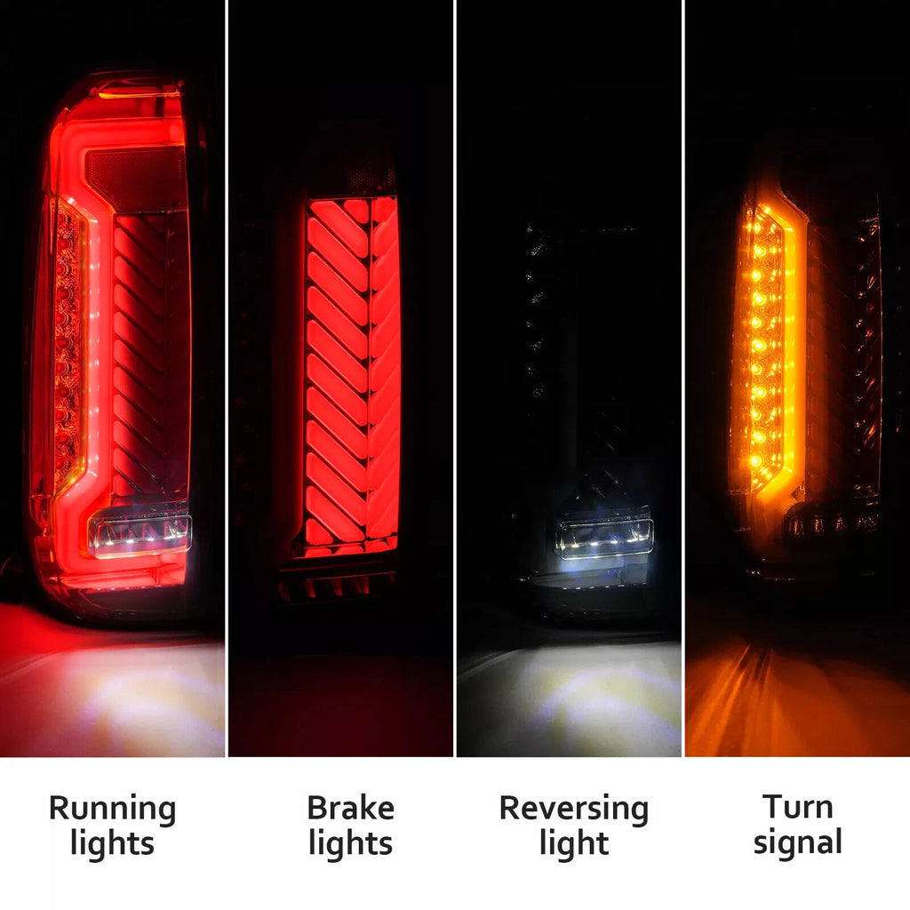 Pair LED Brake Tail Lights for Nissan Terra Navara NP300 (2005-2014)