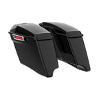 Hard Saddlebags Speaker Lids for Harley Touring Glide (2014–2024) 5X7" Vivid Black