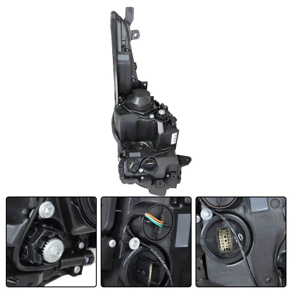 Headlight for Cadillac ATS (2013-2018) Clear Housing Driver Left Side