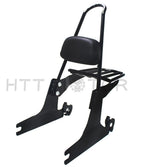 Detachable sissybar backrest luggage rack for Harley Dyna (2007–2016)