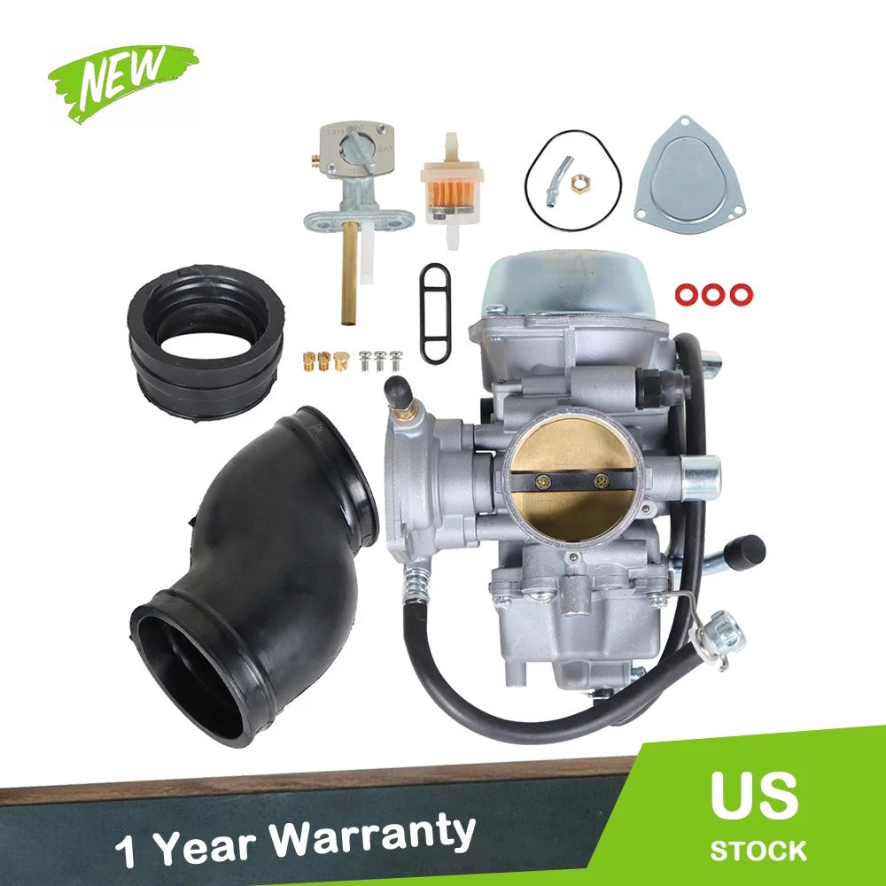 Carburetor & Intake Manifolds for Yamaha Grizzly 600 YFM600F 4x4 (1998–2001)