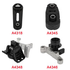 Set of 4 Engine Motor Transmission Mounts for Nissan Sentra (2007–2012)