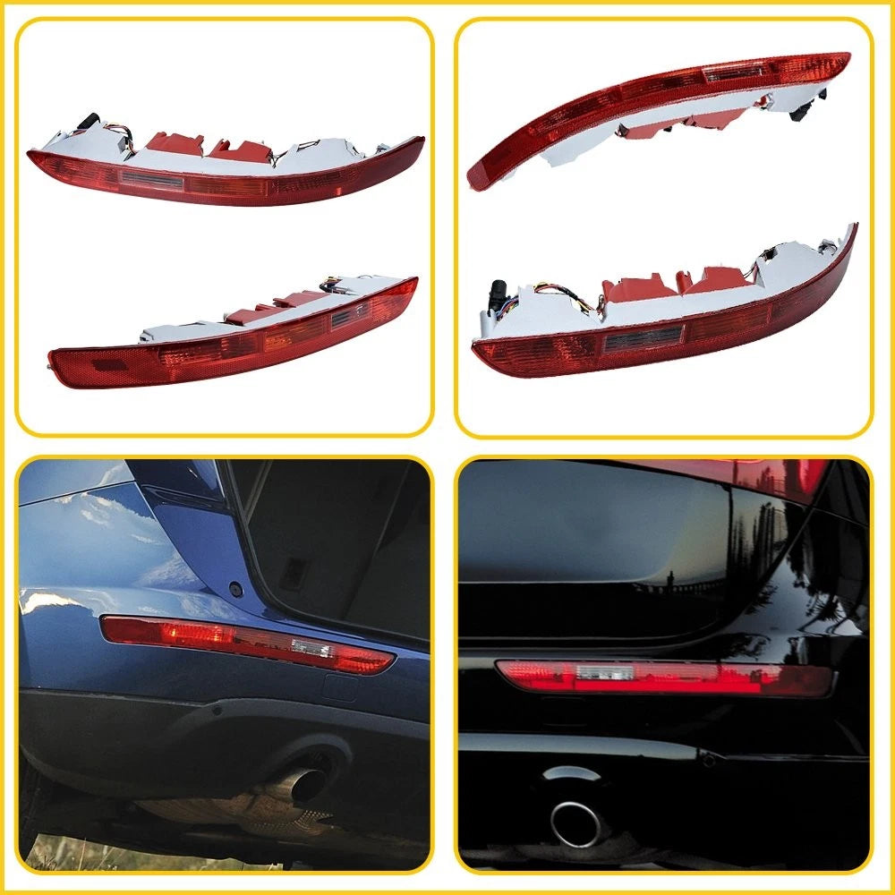 Set of 2 Rear Taillight Bumper Reflectors for Audi Q5 (2009–2016)