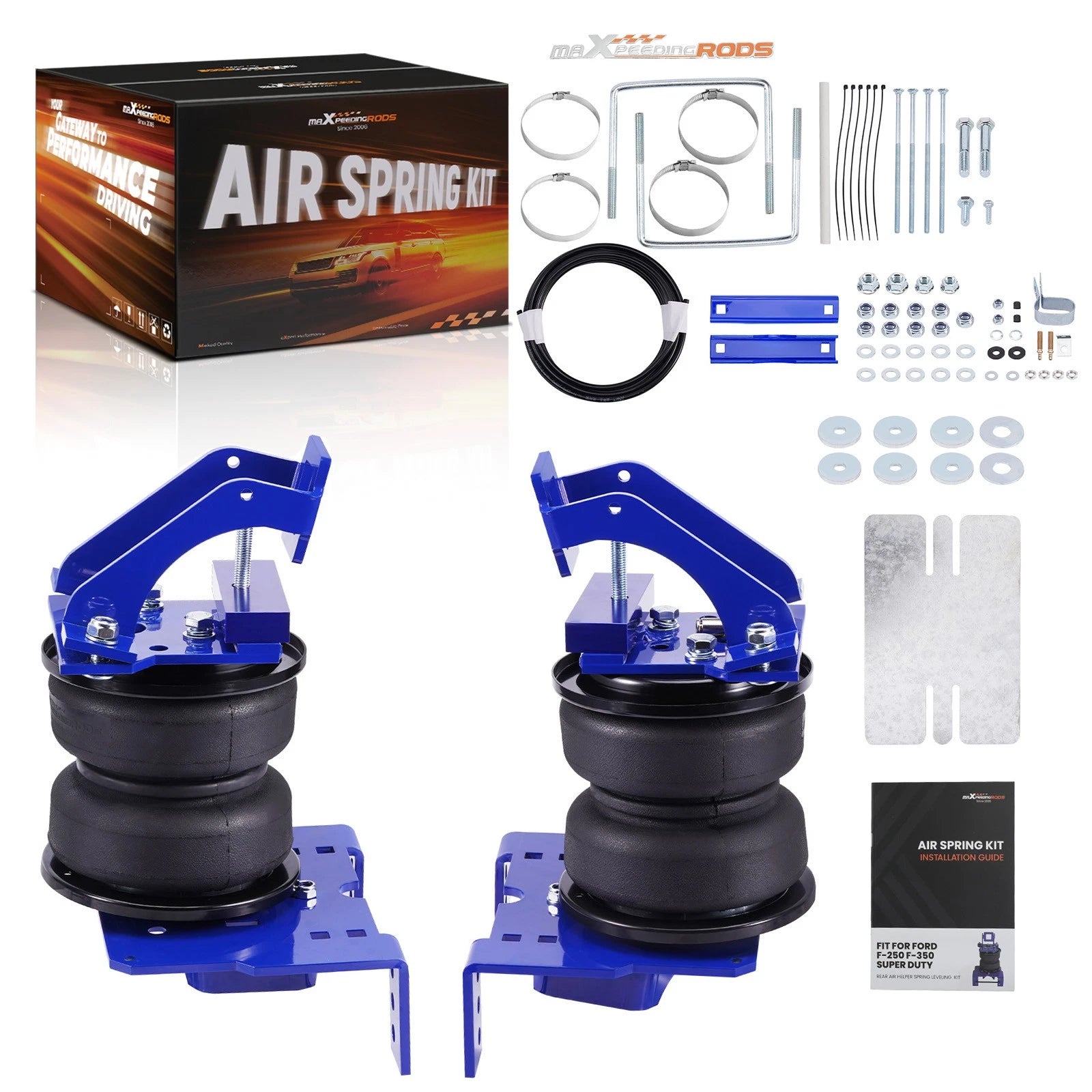 Air Spring Suspension Bags Kit Rear for F-350 Super Duty (2005–2010)