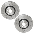 2X Brembo Front 360mm Drilled Disc Brake Rotors for MB R231 (2009–2019)