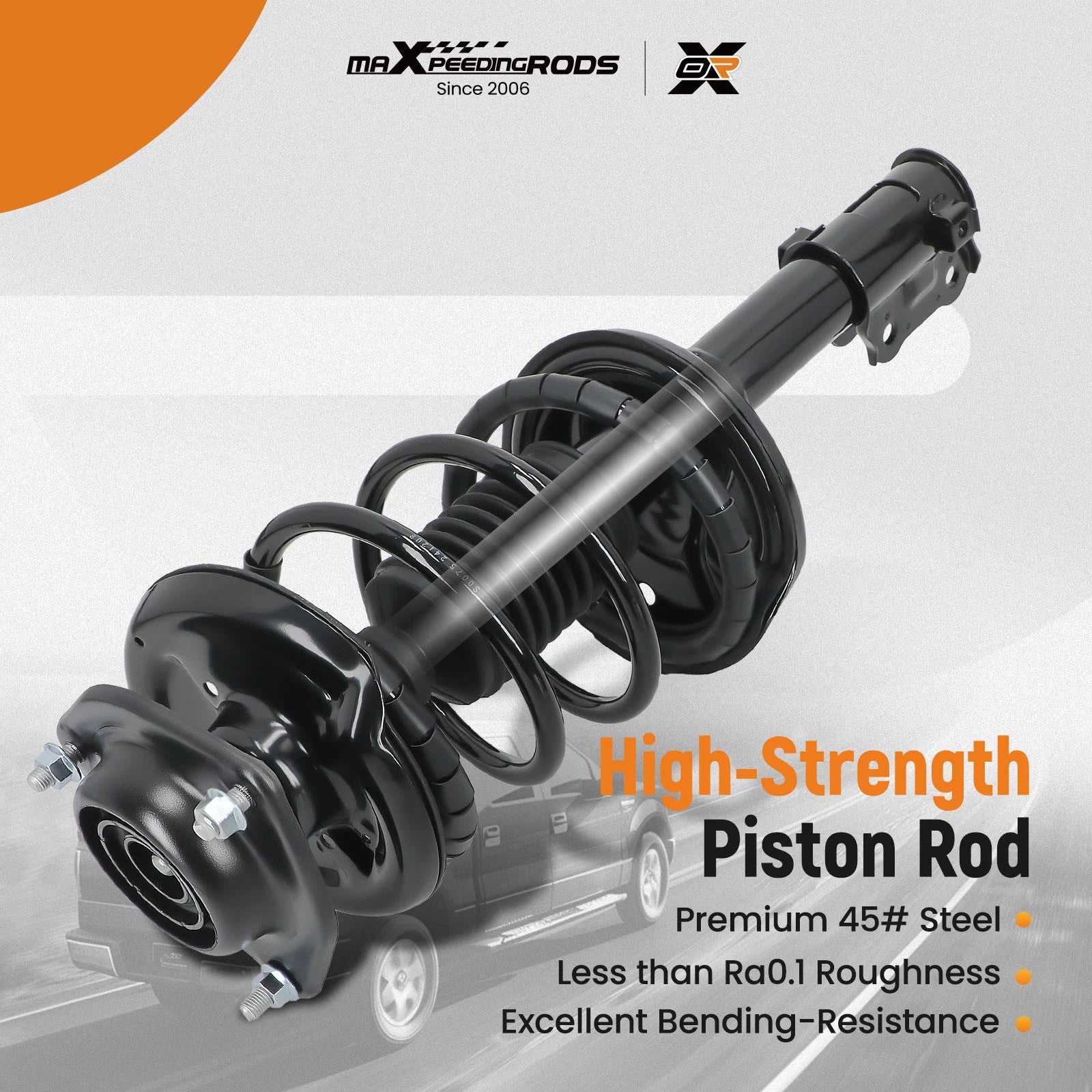 Pair Quick Complete Front Strut w/ Coil Spring for Hyundai Elantra (2000–2006)