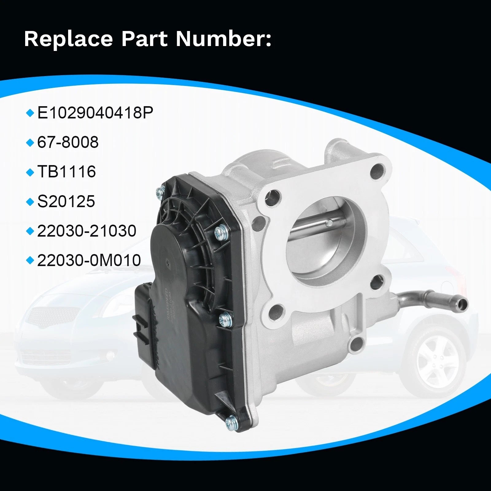 Throttle Body for Toyota Yaris 1.5L (2006–2019)