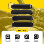 Set of 8 Carbon Fiber Interior Door Handle Trim for Ford F150 (2015–2020)
