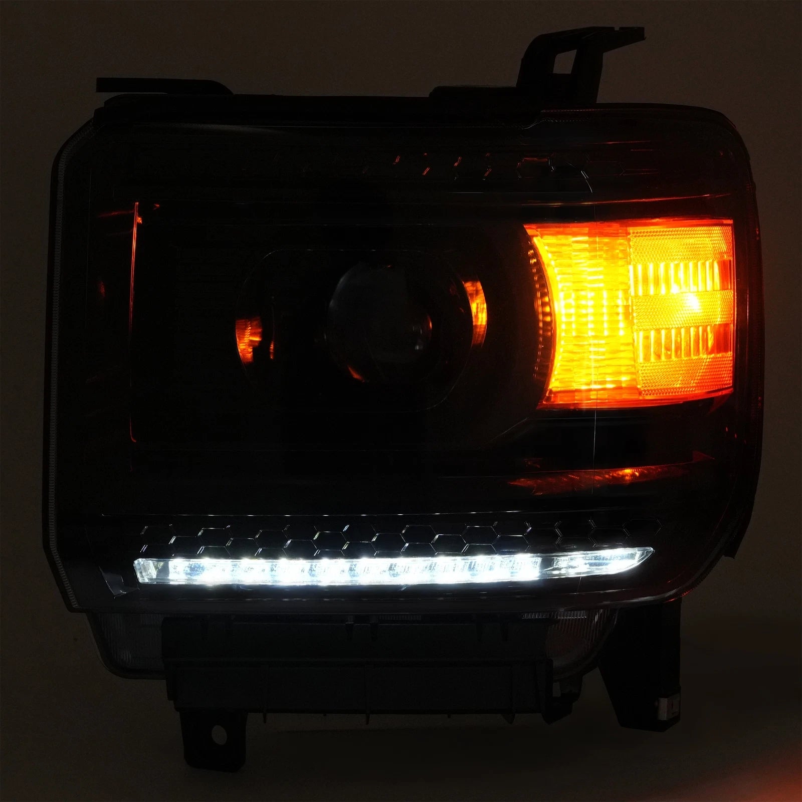 HECASA LED Headlight Projector for GMC Sierra 1500 (2014–2018), 2500/3500HD (2015–2019)