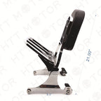 Chrome Detachable Sissy Bar Backrest & Luggage Rack for Harley Softail (2018–2023)