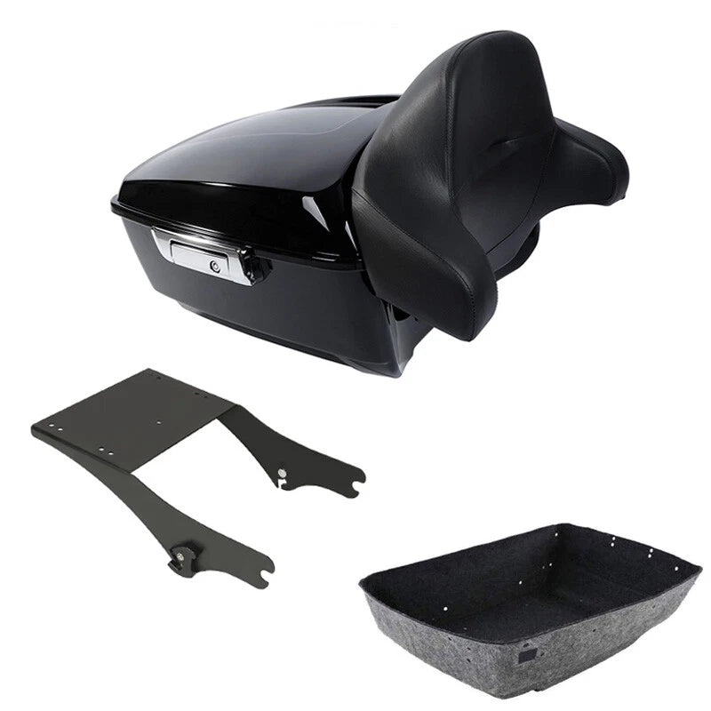 2X Trunk Rack Pads for Harley Touring Road King (1997–2008)
