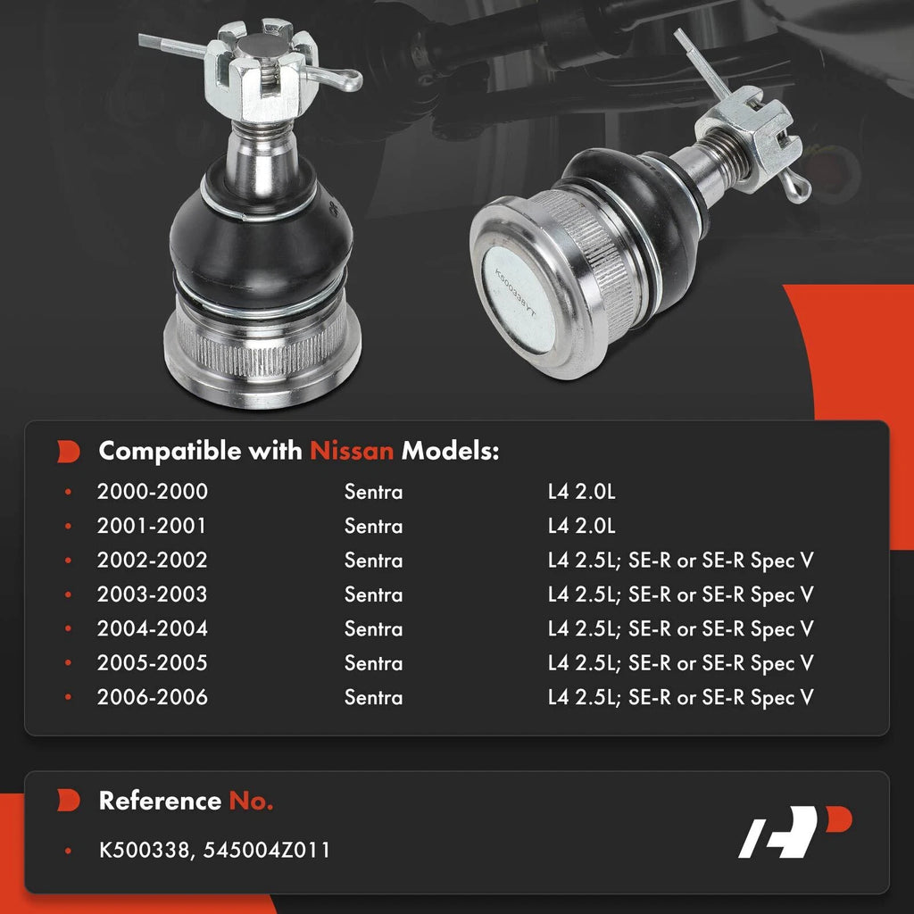 2X Front Lower Ball Joint for Nissan Sentra (2000-2006)