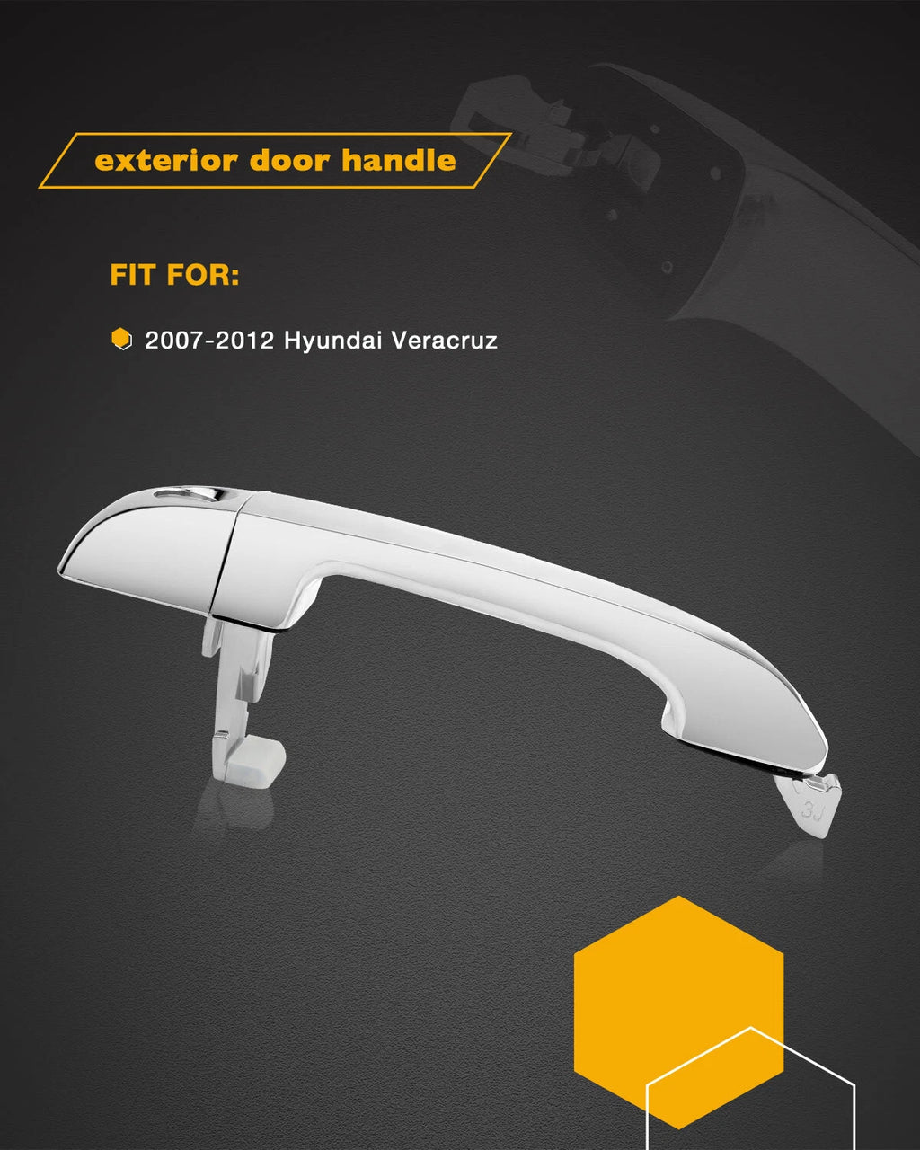 Chrome Exterior Door Handle for Hyundai Veracruz (2007–2012)