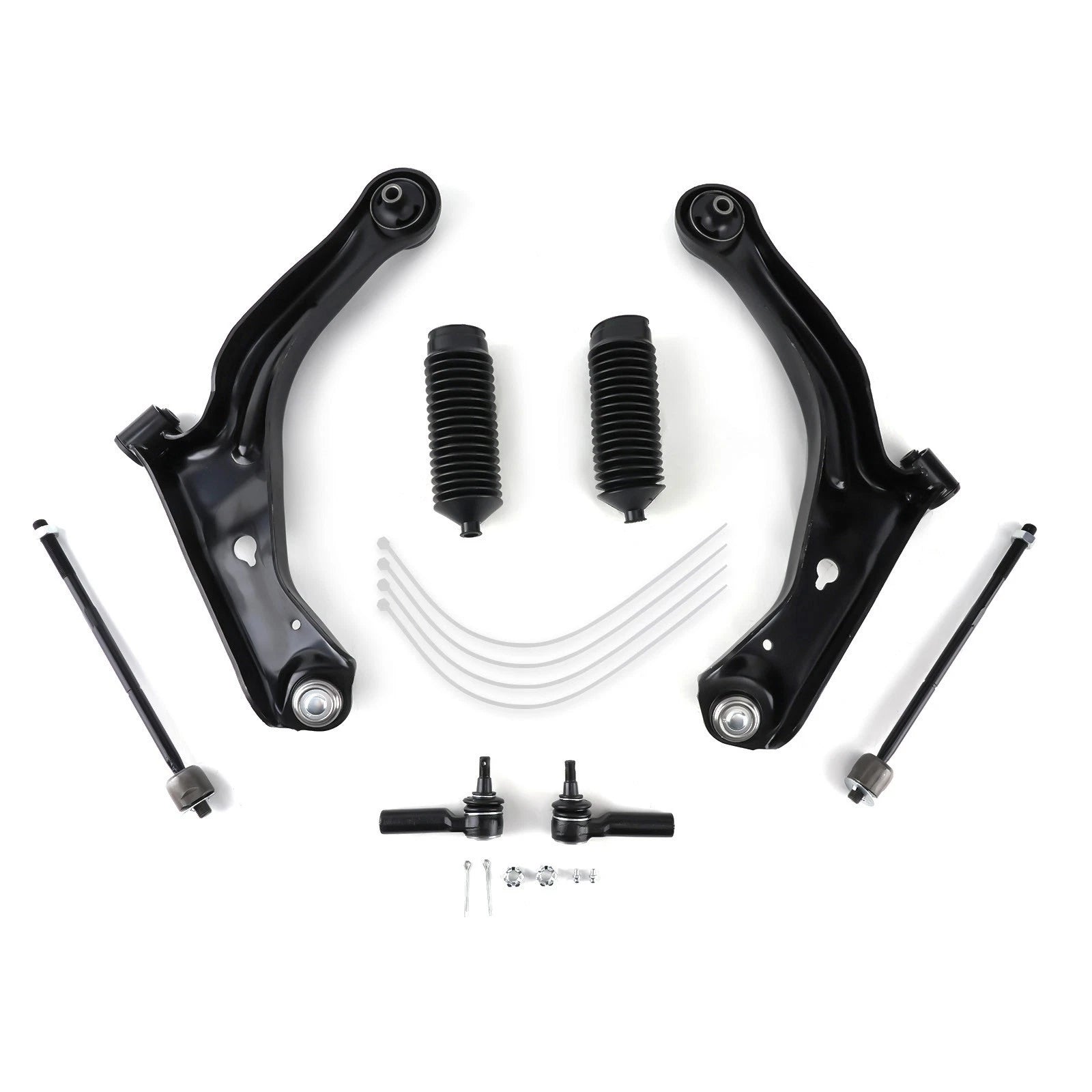 Front Lower Control Arms Tie Rod Kit for Ford Escape Mariner (2009-2012)