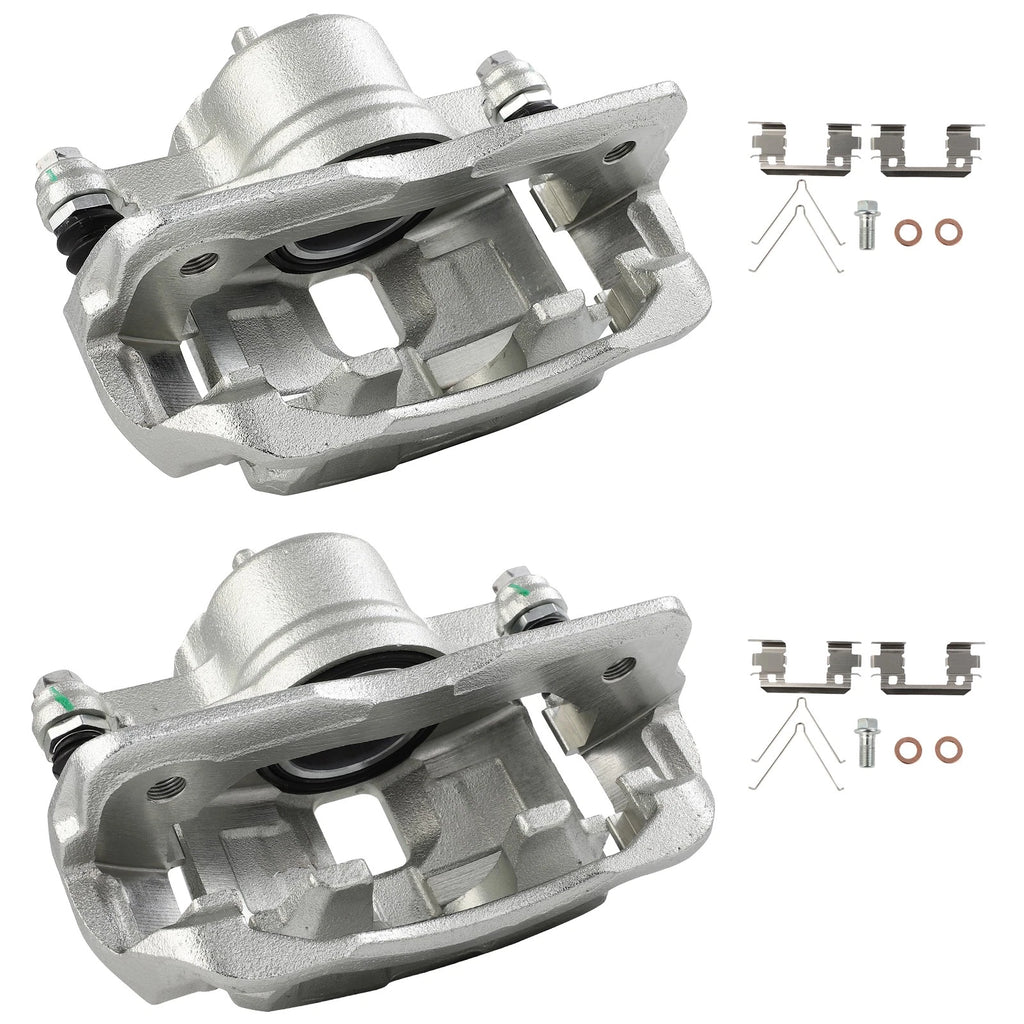 Set of 2 Front Brake Calipers for Honda Fit (2009–2019)