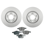 Front Brake Kit Set of 4 ProACT Ceramic Pads 300mm Disc Rotors for Mazda 3 (2004–2023)