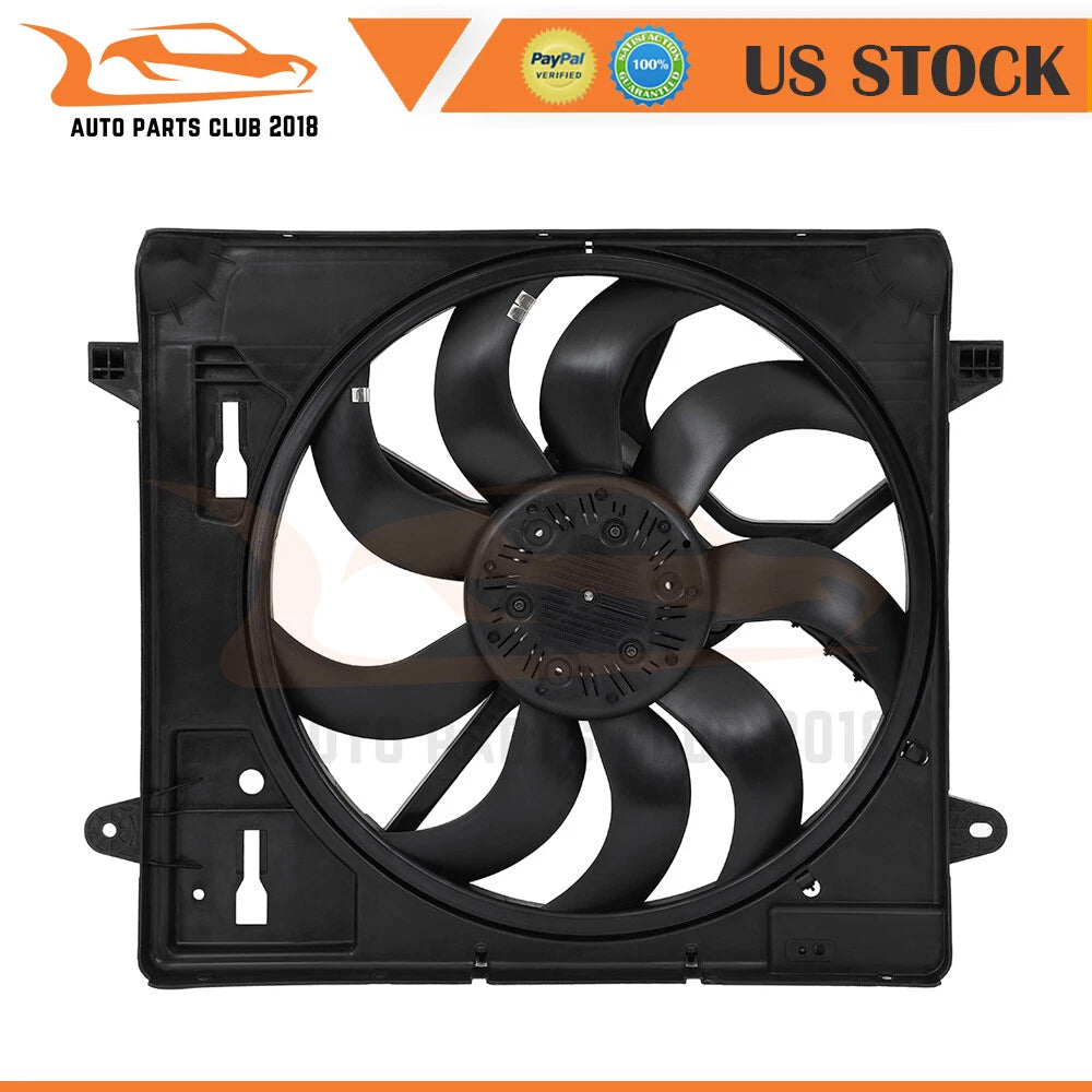 Radiator Cooling Fan Assembly for Jeep Wrangler (2012–2017)