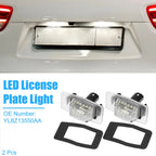 2Pcs LED License Plate Light Assembly No.YL8Z13550AA for Mazda MX-5 (1998–2005)