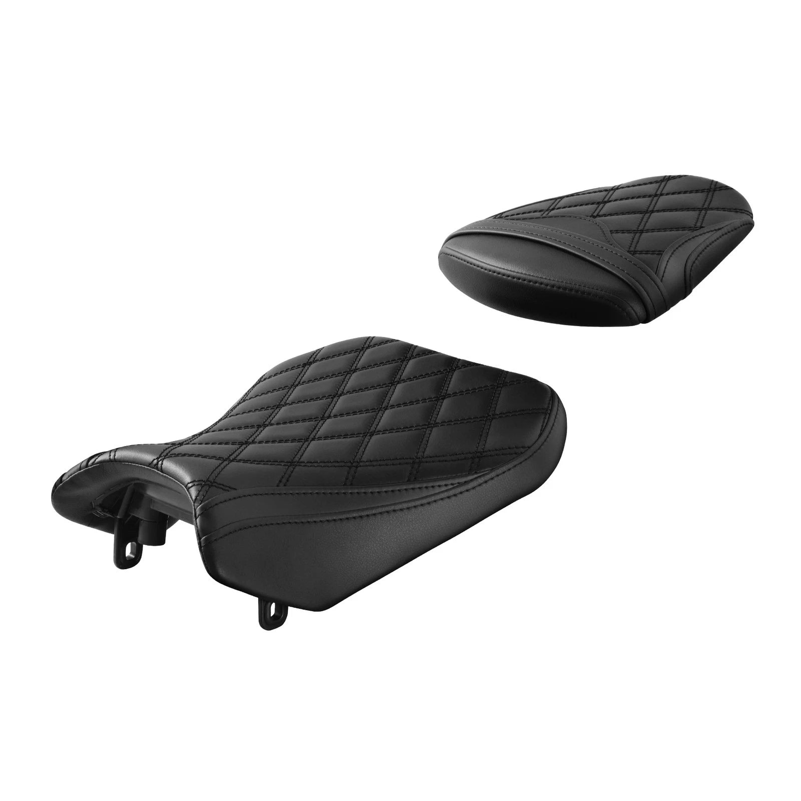 Black Rider Driver Passenger Seat for Suzuki GSXR600 GSXR750 (2011–2024)