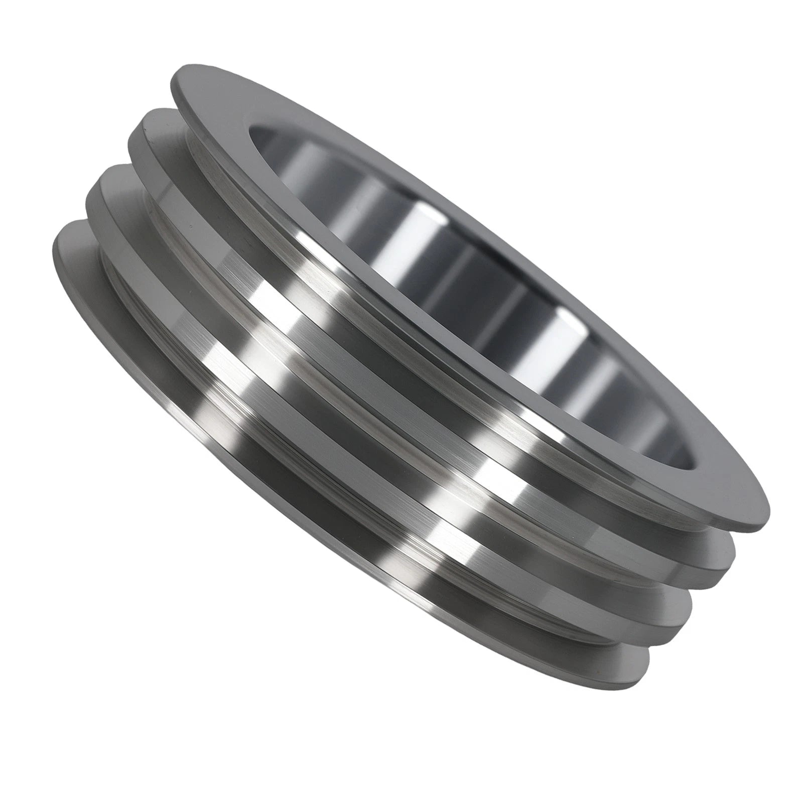 Aluminum Triple 3-Groove Crankshaft Crank Pulley for Small Block Chevy (SWP)