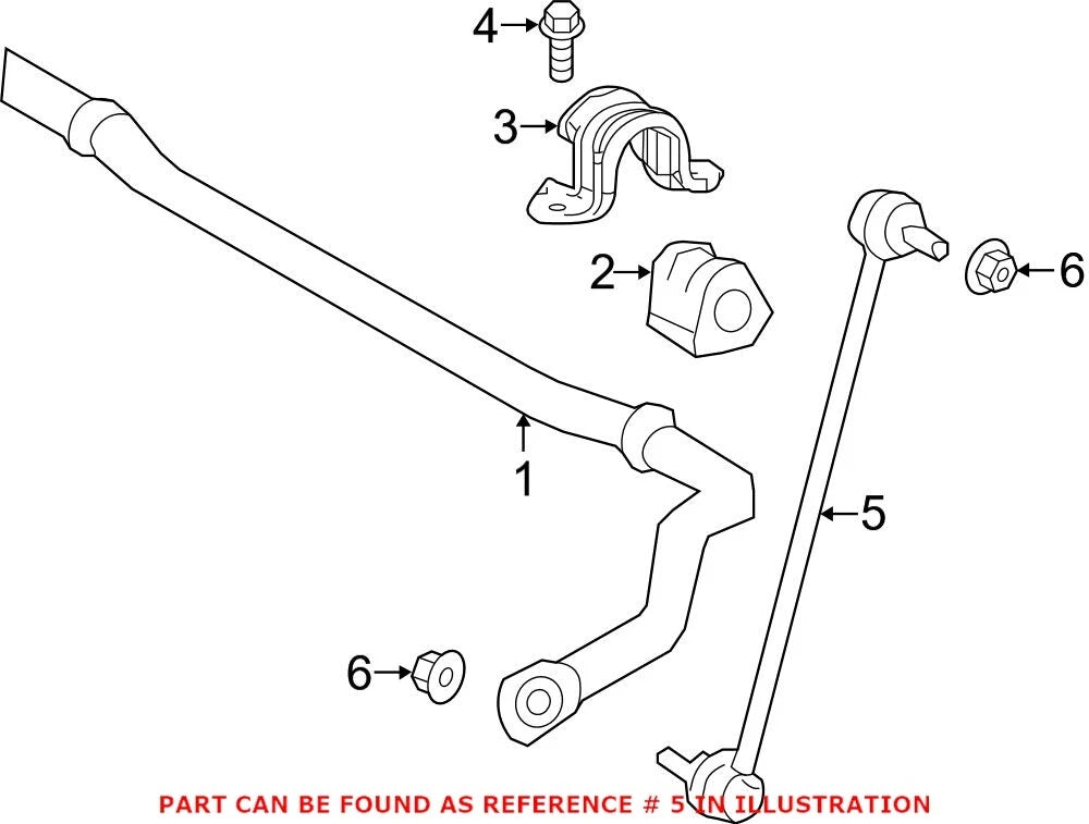 Front Suspension Stabilizer Bar Link for Lexus UX200, UX250h (2019–2023)