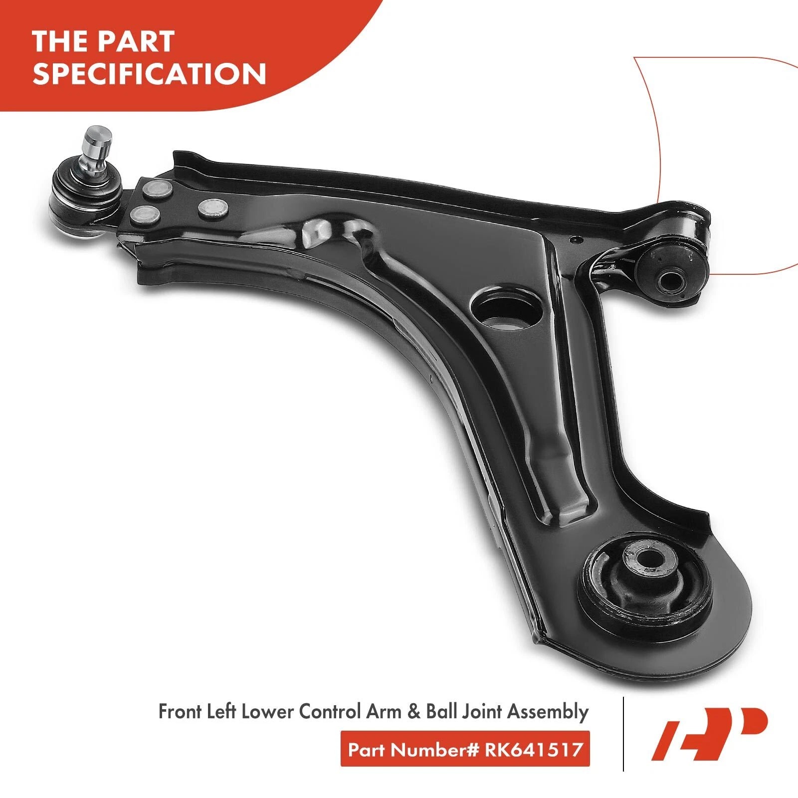 2X Front Lower Control Arm with Ball Joint for Suzuki Forenza (2004-2008)