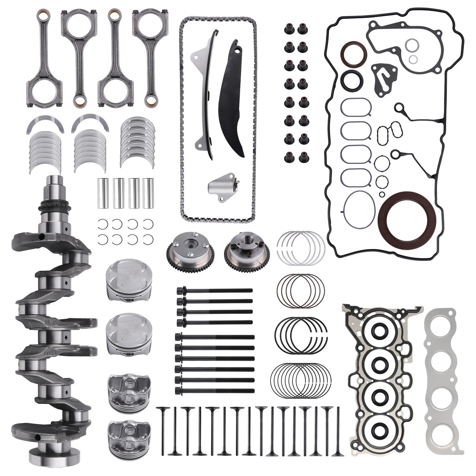 Piston Gasket Rebuild Set for Hyundai Kia 1.8L (G4NB) (2011–2022)