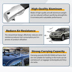 Set of 2 Aluminum Roof Rack Cross Bars for Lexus GX460 (2010–2023)