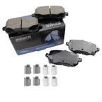 Set of 4 Akebono ProACT Rear Ceramic Brake Pads for Town & Country (2008–2016)
