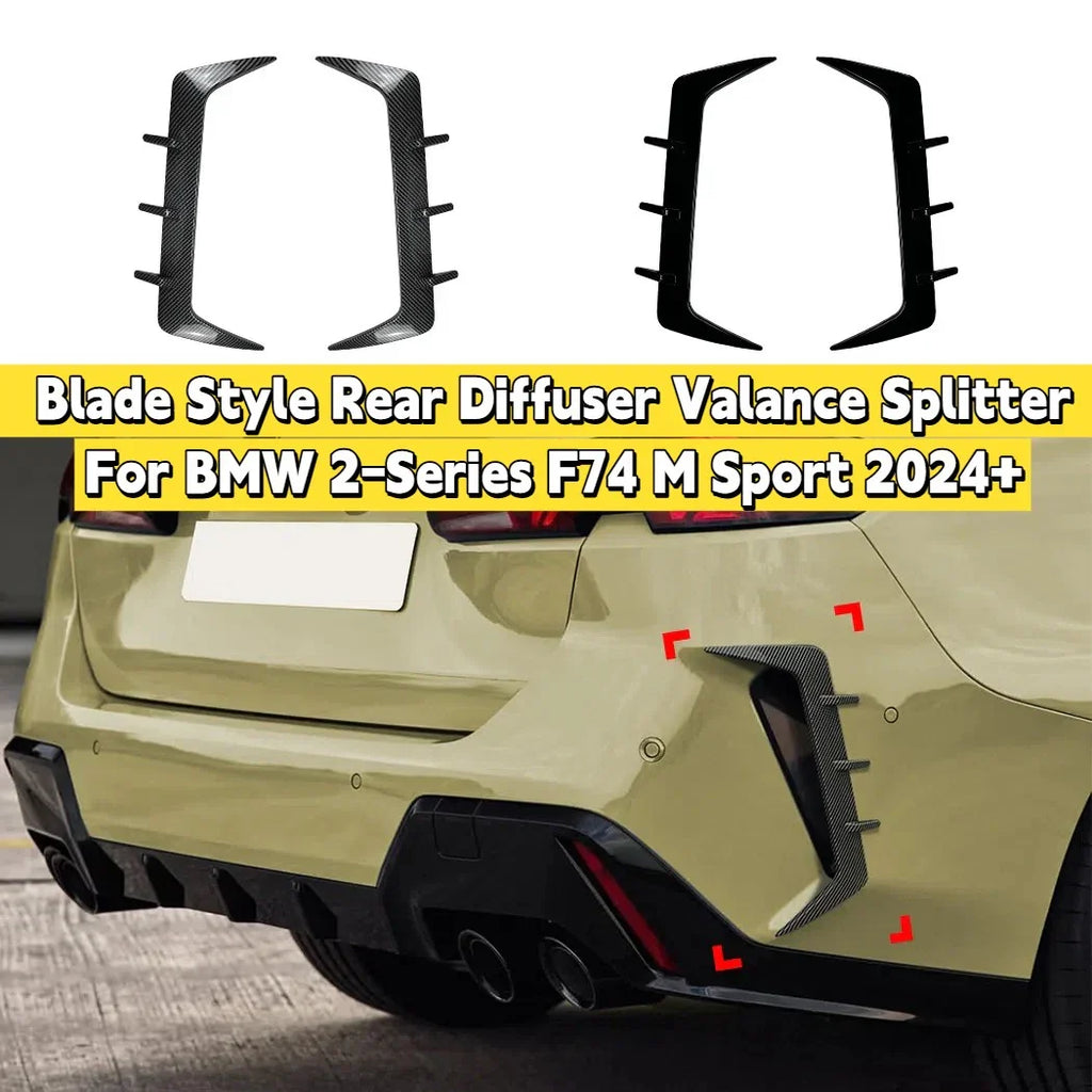 Rear Bumper Diffuser Valance Splitter for BMW 2-Series M Sport (2024–2024)