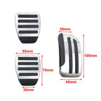 Stainless Steel Clutch Brake Gas Pedal Covers for Nissan Tiida Livina Juke