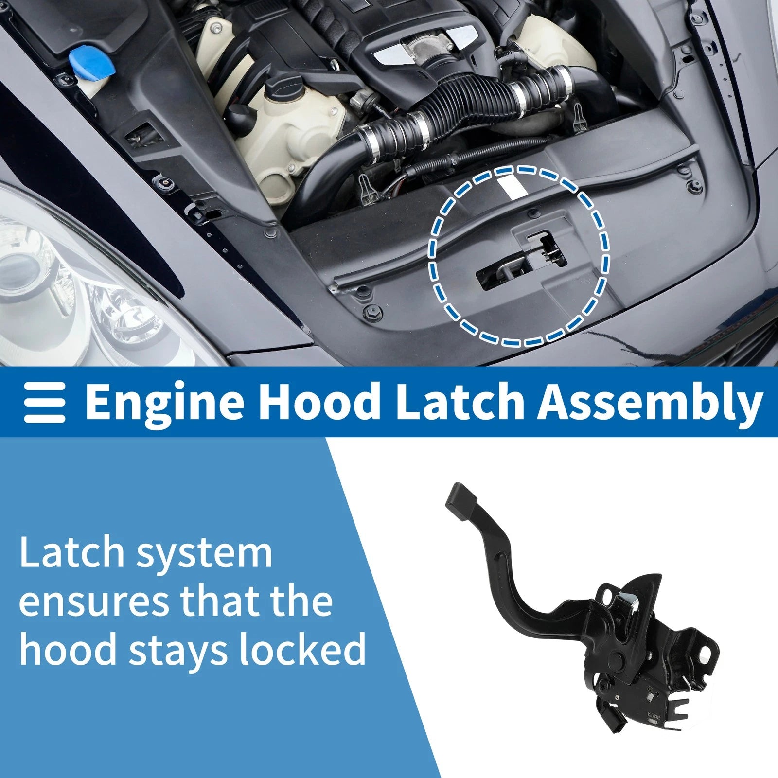 Hood Latch Assembly for Honda XR-V (2015–2022) No. 74120TC4H01 1 Pcs