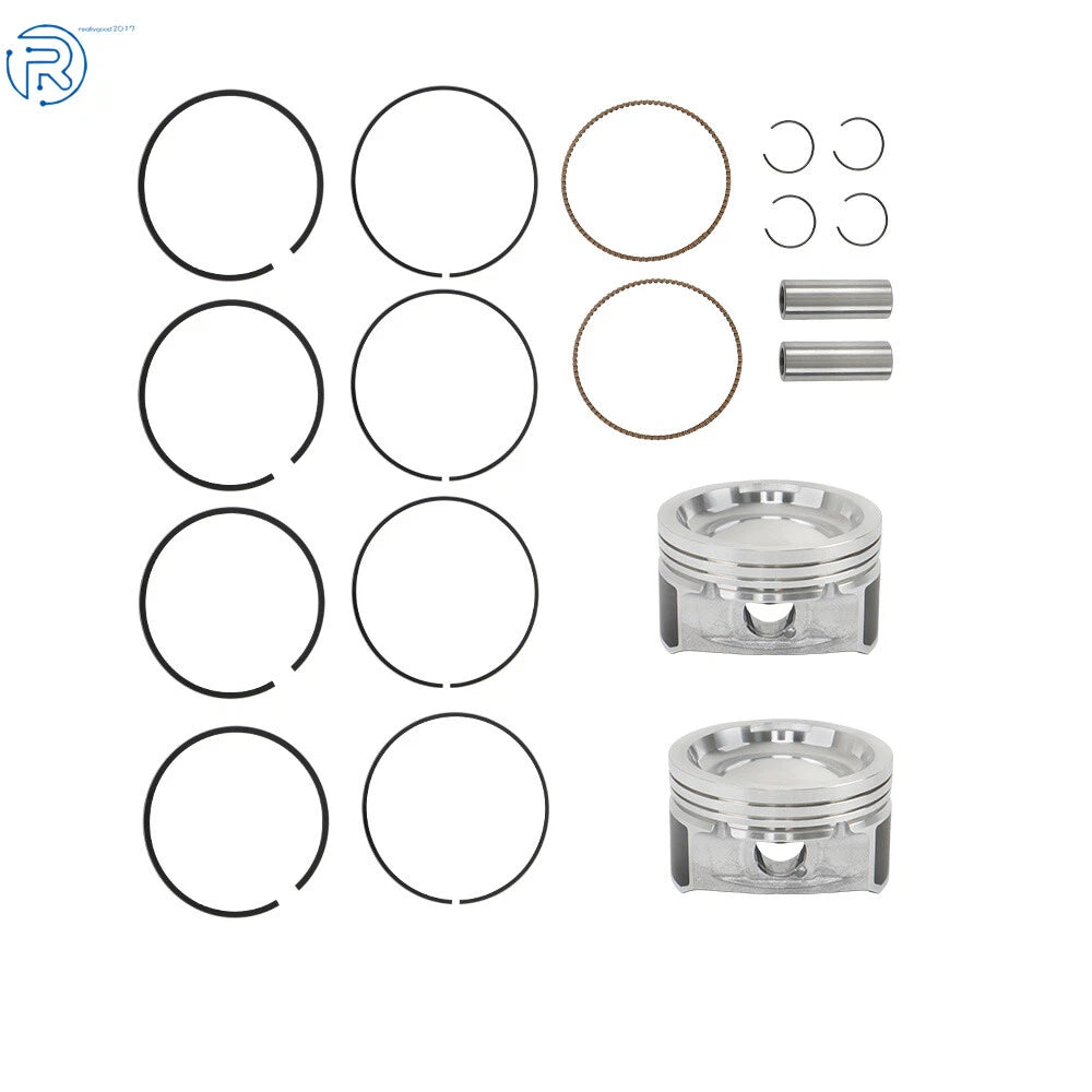 2 Cast Aluminium Cylinder Piston Kits for Polaris RZR 800 (2008–2014)