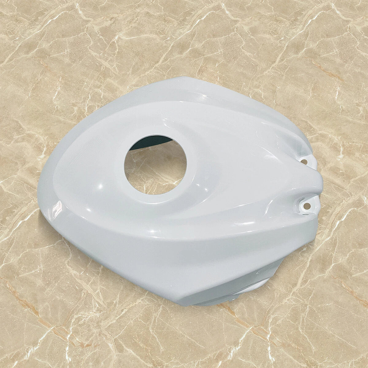 Fuel Gas Tank Cover for Suzuki GSXR1000 (2009–2016) - Unpainted White ABS