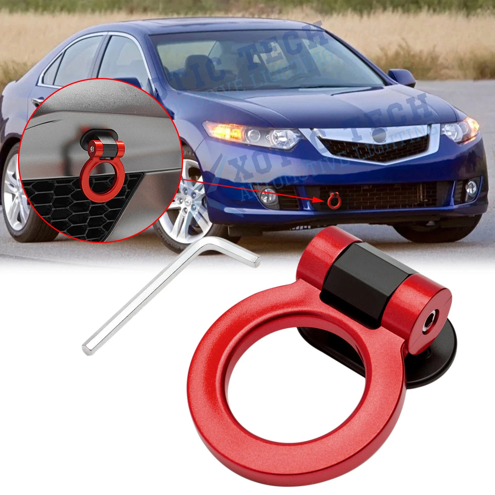 Tow Hook Ring Decoration for Acura TSX (2011–2014)