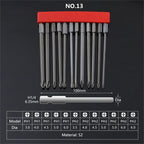 12PCS Screwdriver Bit Set with Magnetic Alloy Steel Shaft