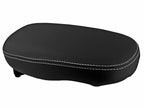 Leather Console Lid Armrest Cover for Kia Soul (2014–2019) White Stitch