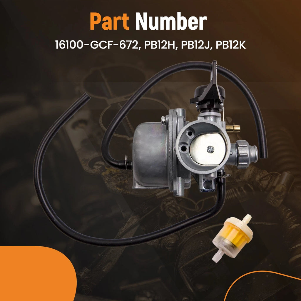 Carburetor Set for Honda CRF70 XR70 CRF70F XR70R (1997–2003) 16100-GCF-672