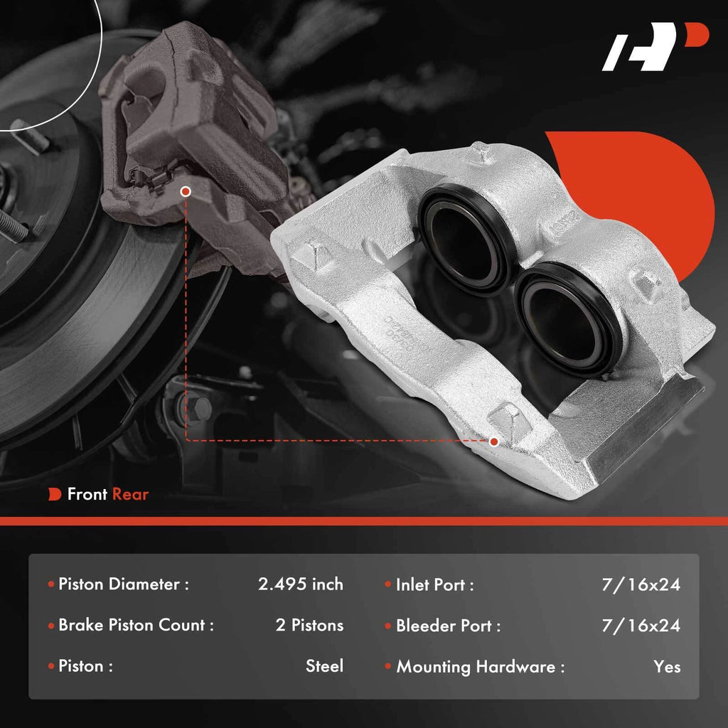 Brake Caliper Pair for Chevy C60 Kodiak GMC Freightliner