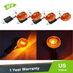 Set of 4 LED Turn Signal Indicator Lights for Honda Suzuki Yamaha Motorcycles