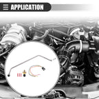 Exhaust Back Pressure EBP Tube Sensor for Ford (F4TZ9D477A)