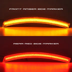 Set of 4 Smoke LED Side Marker Lights for Corvette C7 (2014–2019)
