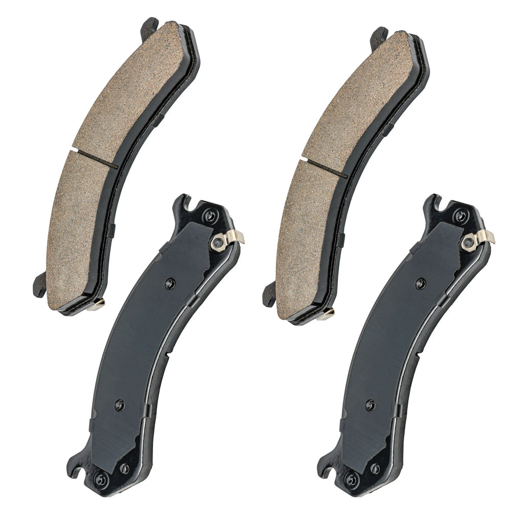 Rear Ceramic Brake Pads for Chevy Silverado GMC Sierra 3500 HD (2001–2006)