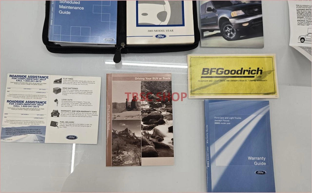 Owners Manual Collection with Case for Ford F-Series F150 (2003)