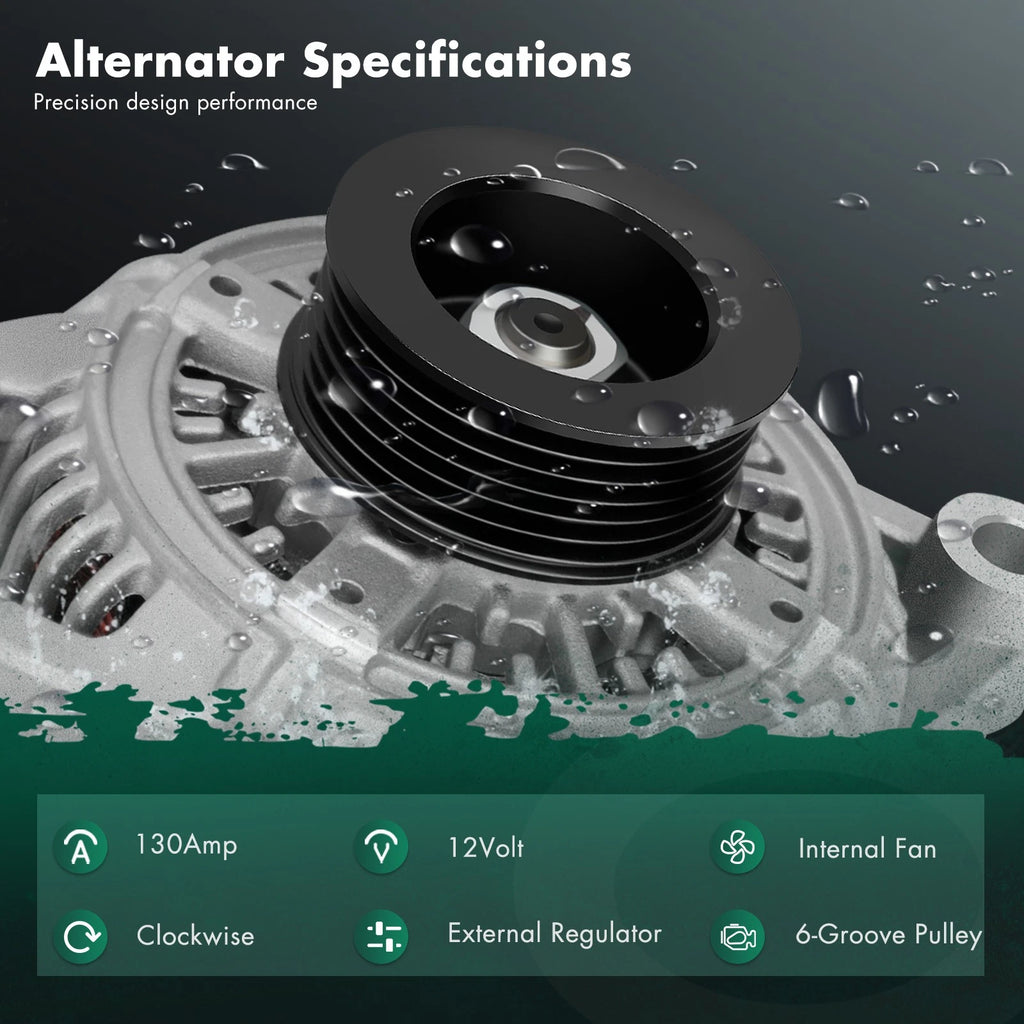 Alternator for Dodge Grand Caravan, Voyager (1996–2000) 3.0 3.3 3.8