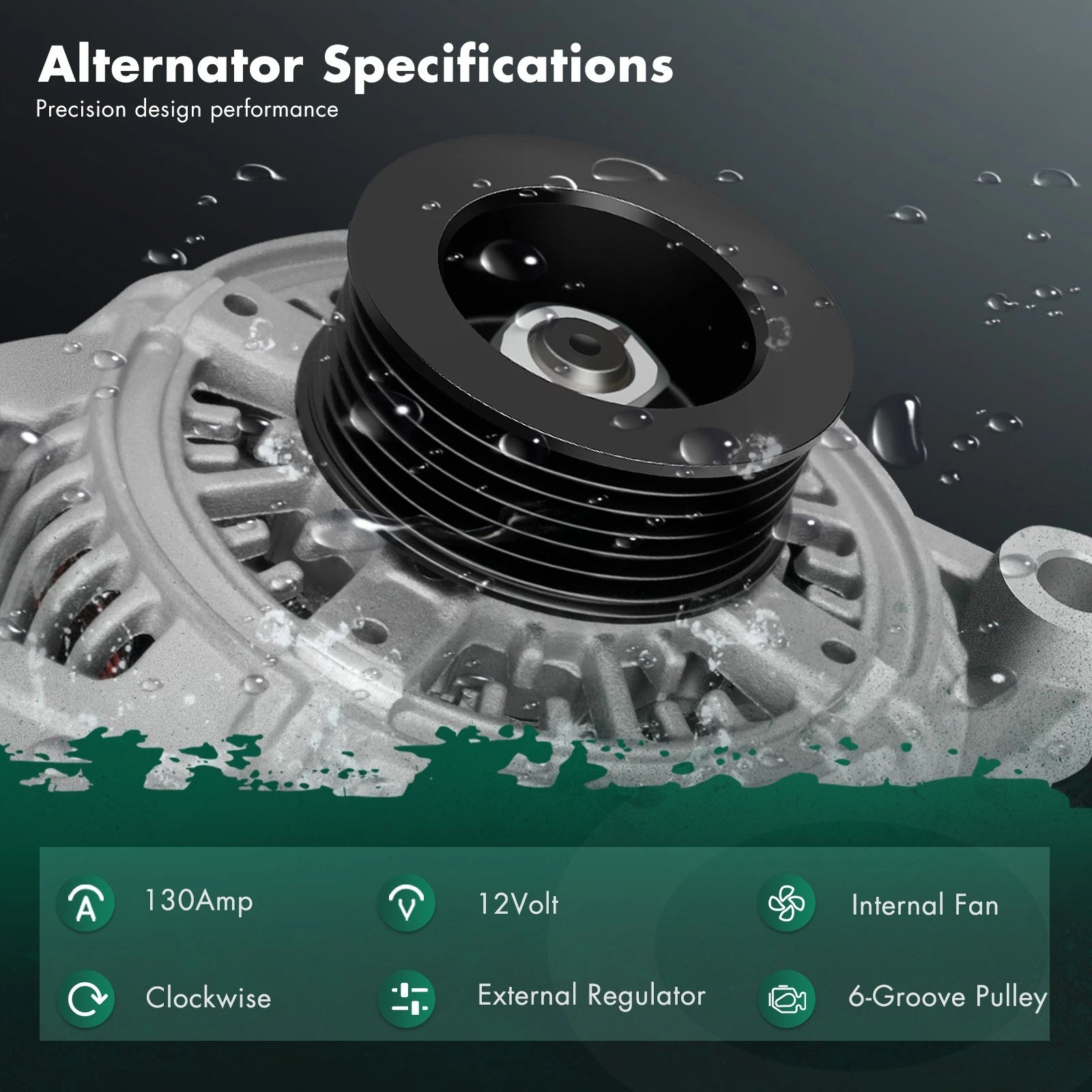 Alternator for Dodge Grand Caravan, Voyager (1996–2000) 3.0 3.3 3.8