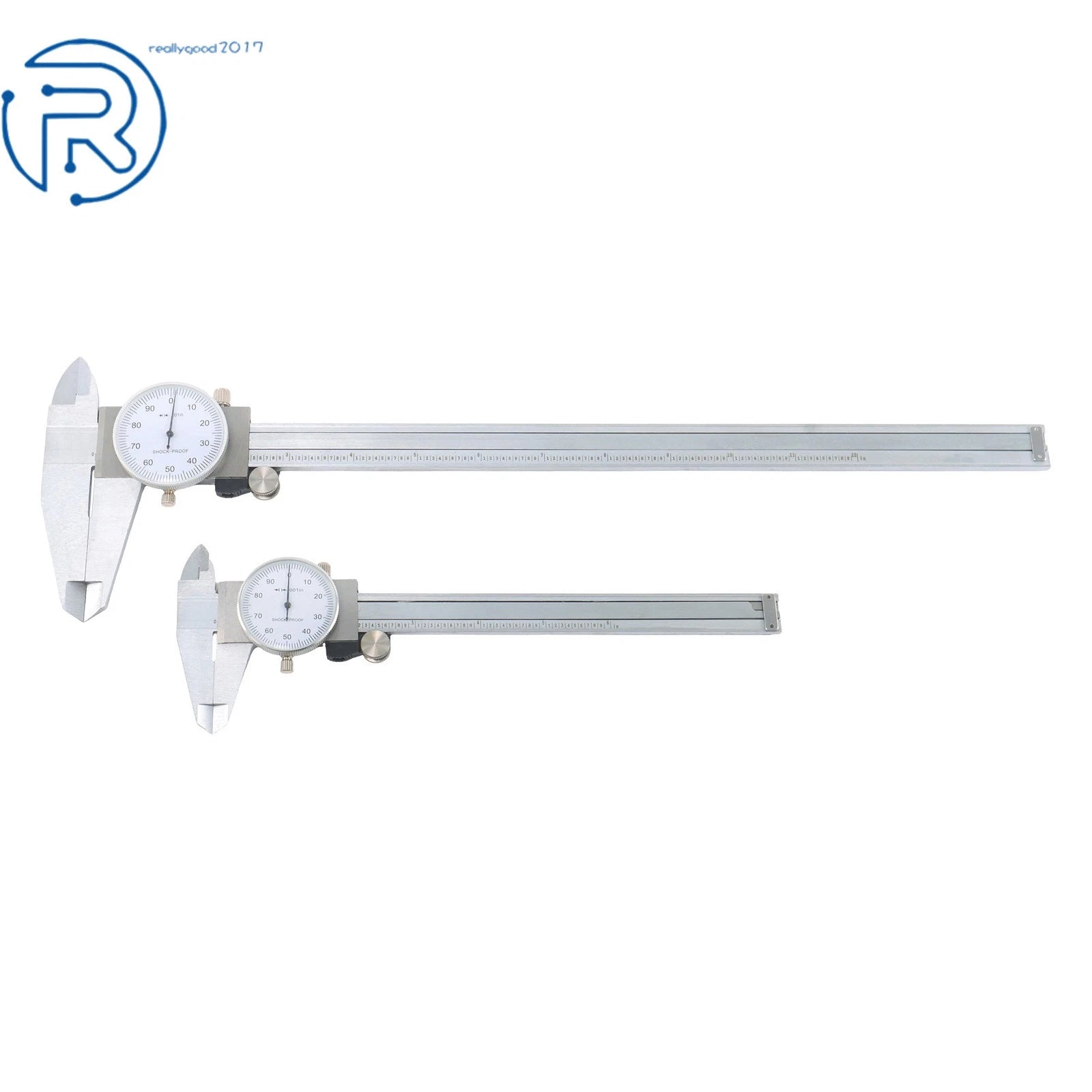 6" & 12" Precision Caliper Stainless Steel Anti-Shock (0.001" Graduation)