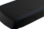 Console Lid Pull Over Cover for Toyota Supra (1986–1992) Blue Stitch